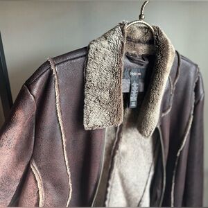 Style & Co. NWOT, size Large, FAUX LEATHER JACKET